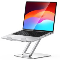 CIRYCASE Laptop Stand for Desk, Adjustable Laptop Riser, Aluminum Ergonomic Computer Stand Holder for Good Posture, Ventilated Cooling & Portable, Compatible with MacBook Air/Pro, All Notebooks 10-16"