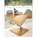 CIRYCASE Holz + Aluminium Laptop Ständer, Tragbarer Laptop Stand, Laptopständer Höhenverstellbarer Ergonomischer, Notebook Ständer Kompatibel mit MacBook Pro/Air, 10-16" Laptops Präsentationsständer