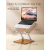 CIRYCASE Ergonomischer Laptop Ständer Höhenverstellbarer, Aluminium & Holz Laptop Stand, Faltbarer Dual-Bar Laptopständer, Notebook Ständer Stehpulte Kompatibel mit MacBook, HP 10-16" CIRYCASE Ergonomischer Laptop Ständer Höhenverstellbarer, Aluminium & Holz Laptop Stand, Faltbarer Dual-Bar Laptopständer, Notebook Ständer Stehpulte Kompatibel mit MacBook, HP 10-16"