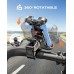 CIRYCASE Bike Phone Holder with [Heavy-Duty Clamp], [All-Around Secure] Motorbike Phone Holder for Bicycle Motorcycle Bike Pack Accessories, [1s Put & Take] Bike Phone Mount for 4.7""-6.8"" Phones (Orange)