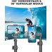 CIRYCASE 142cm Handy Stativ, Erweiterbarer All-in-One Selfie Stick Stativ mit Bluetooth Fernbedienung, Smartphone & Kamera Stative Kompatibel mit iPhone, Galaxy, Perfekt für Selfies/Videoaufnahmen CIRYCASE 142cm Handy Stativ, Erweiterbarer All-in-One Selfie Stick Stativ mit Bluetooth Fernbedienung, Smartphone & Kamera Stative Kompatibel mit iPhone, Galaxy, Perfekt für Selfies/Videoaufnahmen