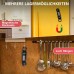 CIRYCASE Digitales Grillthermometer Fleischthermometer, 2S Schnelle Reaktion Küchenthermometer mit 2 Lange Sonde, LCD-Bildschirm & Magnet, Alarmeinstellung, Bratenthermometer für Grill, BBQ, Getränken