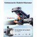 CIRYCASE Handyhalterung Fahrrad, [3s Installieren & Anti-Vibration] Handyhalterung Motorrad, 360° Drehbar & Veredelt Lenkerklemme, Handyhalter Fahrrad Rollentrainerzubehör für 4,7-6,8" Handys