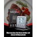 CIRYCASE Doppelsonden Fleischthermometer Digital, Grillthermometer Thermometer Kochen mit 8 Voreingestellte Temperaturen, LCD Bildschirm & Alarm, Bratenthermometer für Wohnmobil Küche, BBQ, Smoker CIRYCASE Doppelsonden Fleischthermometer Digital, Grillthermometer Thermometer Kochen mit 8 Voreingestellte Temperaturen, LCD Bildschirm & Alarm, Bratenthermometer für Wohnmobil Küche, BBQ, Smoker