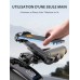 CIRYCASE Support Telephone Velo avec Verrouillage de Sécurité, Protection Complète Support Téléphone Moto, 360° Rotation Porte Téléphone Vélo Compatible avec iPhone 14, Samsung, 4.7”-6.8” Smartphones