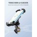 CIRYCASE Support Telephone Velo avec Verrouillage de Sécurité, Protection Complète Support Téléphone Moto, 360° Rotation Porte Téléphone Vélo Compatible avec iPhone 14, Samsung, 4.7”-6.8” Smartphones