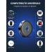 CIRYCASE Ricevitore Bluetooth 5.0 per Streaming Musicale/Chiamate a Mani Libere, 3.5 mm AUX Bluetooth per Auto, Stereo di Casa ecc, Connessione Doppia, Cancellazione del Rumore, 16 Ore Durata Batteria