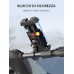 CIRYCASE Porta Cellulare Bici, Aggiornato [Protezione Completa & Blocco di Sicurezza] Porta Cellulare Moto Ruotabile a 360°, Porta Telefono Bici, Moto e Scooter, Compatibile con 4.7-6.8" Smartphone