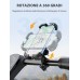 CIRYCASE Porta Cellulare Bici, Aggiornato [Protezione Completa & Blocco di Sicurezza] Porta Cellulare Moto Ruotabile a 360°, Porta Telefono Bici, Moto e Scooter, Compatibile con 4.7-6.8" Smartphone