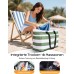 CIRYCASE Strandtasche XXL Familie mit Kühlfach, 54L Große Badetasche Strandtasche mit Reißverschluss & Nassfach, Faltbare Wasserdicht Beach Bag Mädchen Handtasche Shopper Damen für Reisen/Fitness CIRYCASE Strandtasche XXL Familie mit Kühlfach, 54L Große Badetasche Strandtasche mit Reißverschluss & Nassfach, Faltbare Wasserdicht Beach Bag Mädchen Handtasche Shopper Damen für Reisen/Fitness