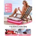 CIRYCASE Beach Bag with Cooler, 54L Extra Large Beach Bags for Women, Waterproof Summer Zipped Beach Tote Bag with Wet Compartment, Essentials Family Foldable Travel Bags for Pool Shopping Gym Picnic  (Pink)