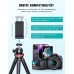 CIRYCASE Flexibler Handy Stativ, Mini Selfie Stick Stativ für Smartphone mit Kabelloser Fernbedienung, 360° Drehbar Tragbarer Kamerastativ Halterungen Handykamera Kompatibel mit iPhone, Galaxy, Kamera
