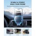 CIRYCASE Car Phone Holder, [Ultra Powerful Suction] Universal Dashboard Phone Holder for Cars, Hands-free & Case Friendly, Single Hand Operation Car Phone Mount for Windshield, Fit for 4-7” Phones