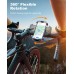 CIRYCASE Bike Phone Holder, [3s Install & Ultimate Anti-vibration] Motorcycle Phone Holder for Bike, 360° Rotatable & Upgraded Handlebar Clamp Bike Mount Adapter for MTB/ATV/Scooter, 4.7-6.8” Phones (Orange)