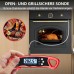 CIRYCASE Fleischthermometer Digital, Sofort Lesen Bratenthermometer Ofenthermometer, Externe Lange Sonde mit 102cm-Edelstahlkabel, Zeigerthermometer, Backofenthermometer für Küche, BBQ, Ofen, Backen